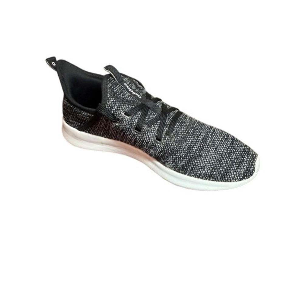 Adidas Cloudfoam Pure 20‎ Running Shoes Black White Speckled Men's Size 9 - Picture 5 of 6